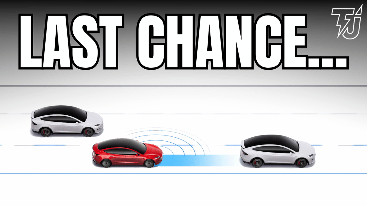 🚨 LAST CHANCE! 🚨

Tesla is shutting the door on one-time FSD purchases in the UK &amp; Europe in just 2 weeks! Buy now or it’s subscription only forever.

I break down the numbers, whether it’s worth it, plus why new Cybercabs are riding on trucks, and a huge $100M Semi order.