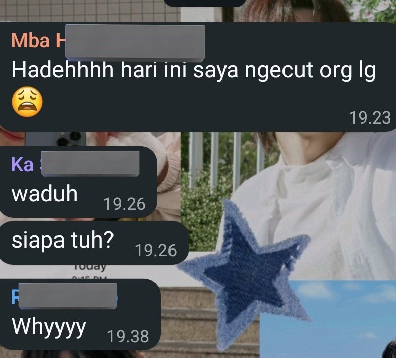 Grup ex karyawan makin hari makin lucu, krna bnr2 nyisa 2 org yg msh kerja di situ. Trs ada aja tim baru yg keluar masuk wkwkw
