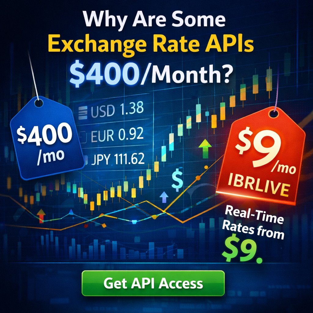 ibr_live's tweet photo. Delayed exchange rates can break your app and financial calculations — use the IBRLIVE Exchange Rate API to get reliable, real-time forex data starting from just $9/month.
https://t.co/mcFCcDWlKY
#ExchangeRateAPI #ForexAPI #RealTimeForex #DeveloperAPI #FintechAPI #IBRLIVE https://t.co/QYii0k3HO3