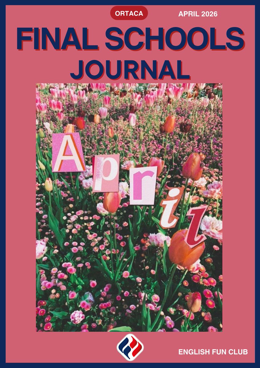 Ortaokul öğrencilerimizden oluşan ‘English Fun Club’  ‘Ortaca Final Schools Journal’ adlı çok keyifli İngilizce dijital dergimiz  Nisan sayısı ile karşınızda!🤗

Ortaca Final Schools Journal Nisan sayısı için linke tıklayınız. 

🖇️online.fliphtml5.com/khnje/cumk/

Keyifli okumalar..🗞️📰