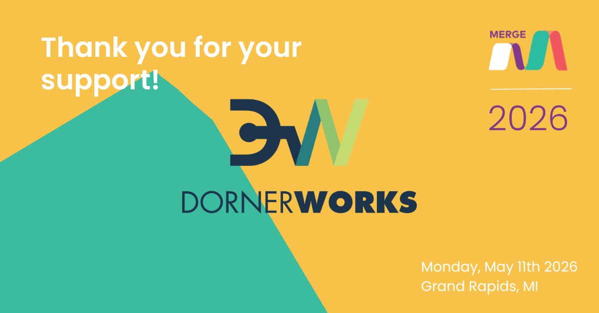 softwaregr's tweet photo. Counting down to Merge — appreciate our sponsors for helping bring it all together.
See you Monday, DornerWorks! https://t.co/VOiB0Kg6vb