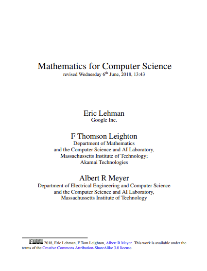 MIT JUST MADE A 1048 PAGE COMPUTER SCIENCE MATHEMATICS TEXTBOOK COMPLETELY FREE.

No paywall or signup. Just the full book.

This is the exact math foundation that every serious software engineer, data scientist, and AI researcher needs.

What is inside:
↳ Mathematical proofs