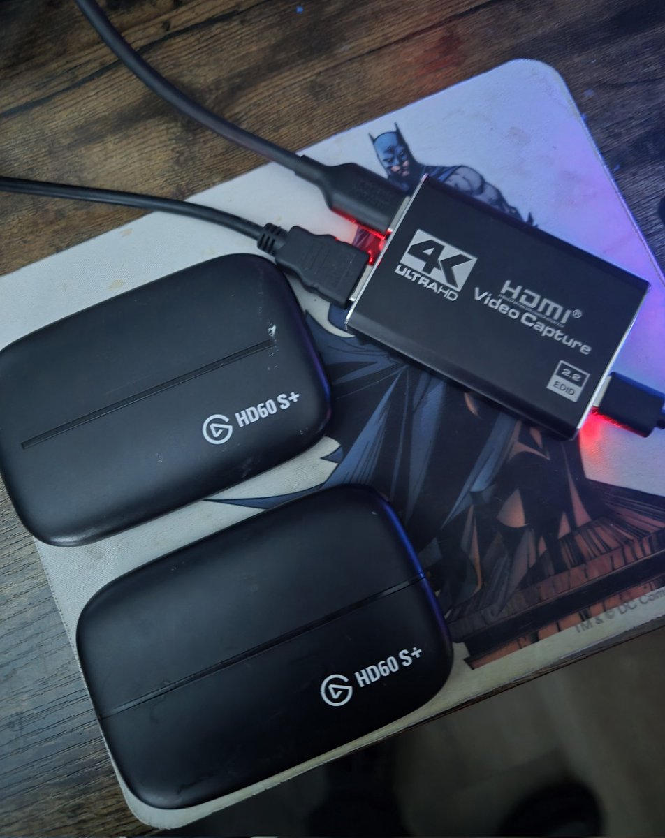 Time2Killit's tweet photo. I love playing arena shooters like Halo and Gears of War, and I tried for over an hour to get one of these 2 elgato HD60 S+ capture cards to work on my new set of 4K 32" 160Hz monitors, and even though they were able to capture the screen the game was on via OBS, the gameplay was unplayable on elgato's 4K Capture Utility. 

This $23 4K video capture card by DCYFOL I bought via Amazon did the trick. Now before anyone says, "You need a 4K capture device to work with 4K monitors", I bought this 2 years ago because of similar issues I had with these same cards. The monitors I had then were regular Acer monitors. They weren't even gaming grade, and it worked! Price: $23 • Brand: DCYFOL • Store: Amazon