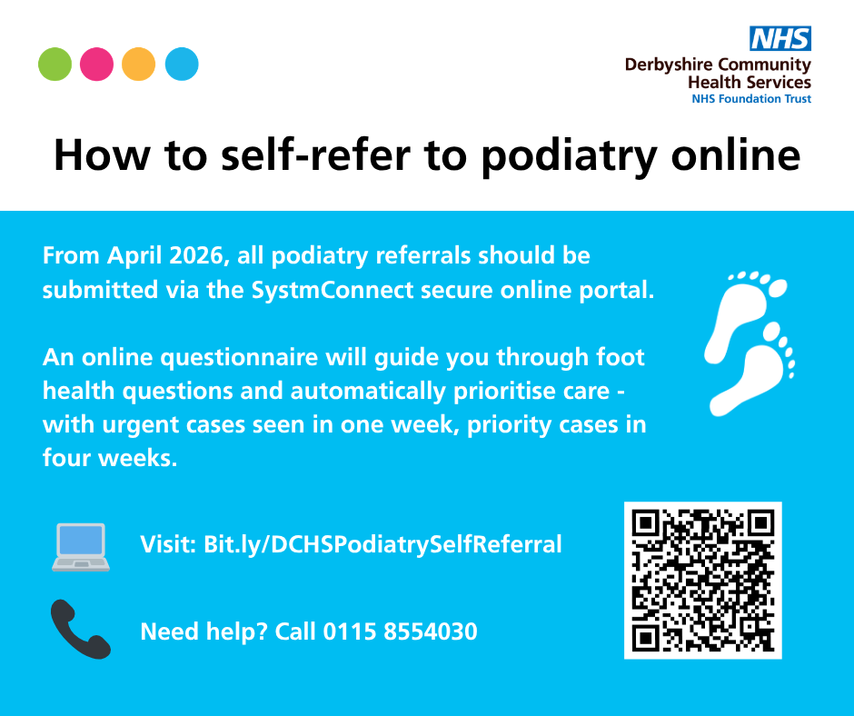 Derbyshire Community Health Services NHS FT tweet media
