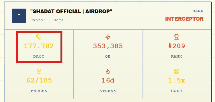 Shadat Official | Airdrop tweet media