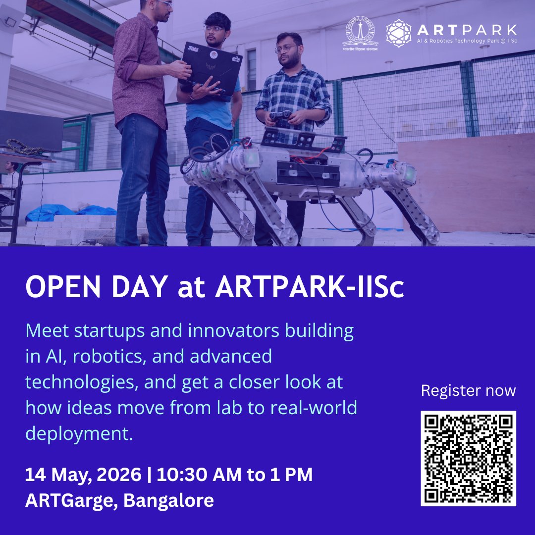 ARTPARK - AI & Robotics Technology Park tweet media