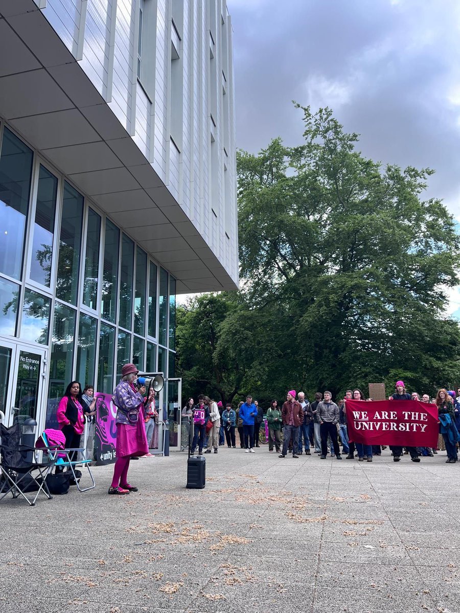University of Nottingham UCU branch tweet media