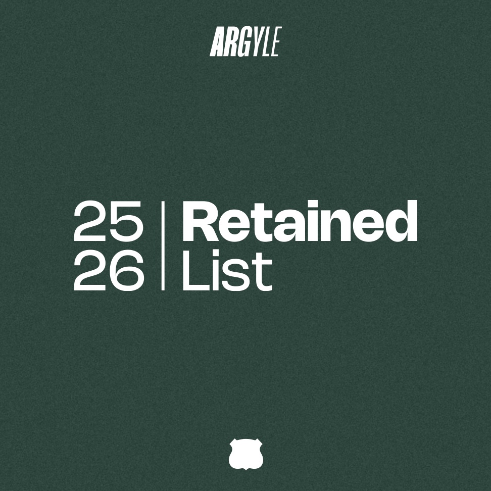 Argyle's tweet photo. We can now confirm our retained list for the close season. 

All departing players leave with our very best regards, and we wish them all well in their futures.