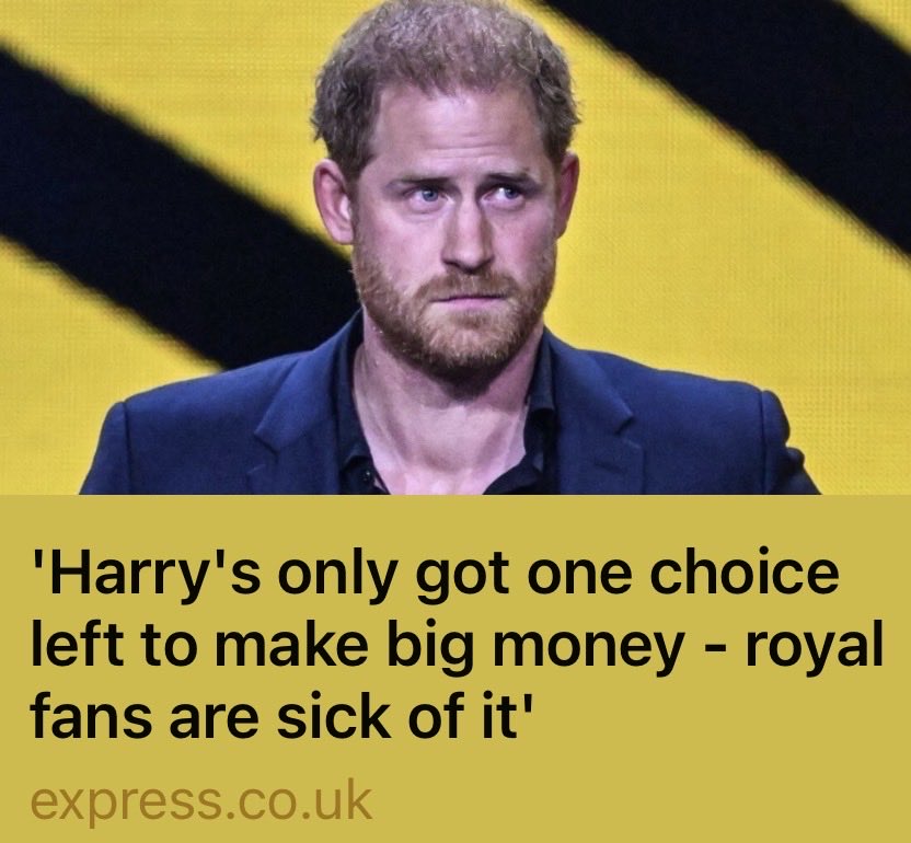 ✅The man burned every royal bridge for cash, trashed the family publicly, and now the “independent" Hollywood dream has crumbling. He/THEY have no other choice but to crawl back to the one thing that still prints money: 𝙗𝙚𝙞𝙣𝙜 𝙧𝙤𝙮𝙖𝙡. Harry's only "choice" for big money