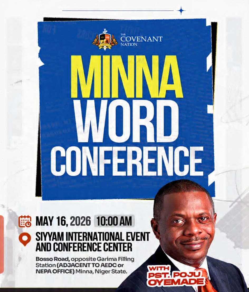 PastorSegunALAL's tweet photo. Minna ,This is it. Don't be told, be there.. Pastor @Pojuoyemade is coming to Minna with the WORD CONFERENCE https://t.co/IjFZ4tbLpU