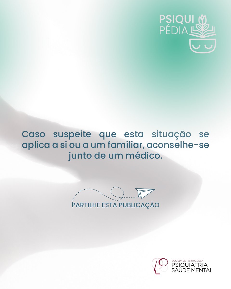 SPPSM_'s tweet photo. 🔹A esquizofrenia é uma doença mental grave que afeta a forma como uma pessoa pensa, sente e age.

Geralmente surge na adolescência ou no início da idade adulta e não tem uma causa única.

Nunca hesite em procurar ajuda. Com apoio, é possível viver melhor. 👥

#SPPSM #SaúdeMental https://t.co/etIUyu6bUd