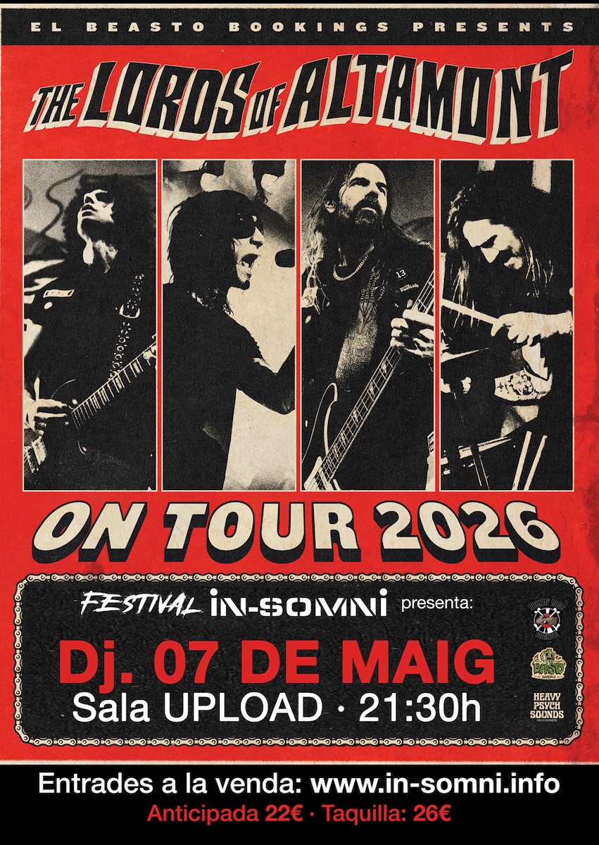 ElBeastoAC's tweet photo. @LordsofAltamont 

➤ Jueves 07 mayo
➤ #Barcelona
➤ @UploadBarcelona / @InSomniFestival 
➤ 21:30 h
➤ 22/26 €
➤ Venta online: https://t.co/4FArdfRBlp 
➤ Info: https://t.co/bD515bBnf7

#TheLordsOfAltamont #ElBeastoBookings #Garage #GarageRock #GaragePunk #HighEnergy https://t.co/QdmrvzhNDu