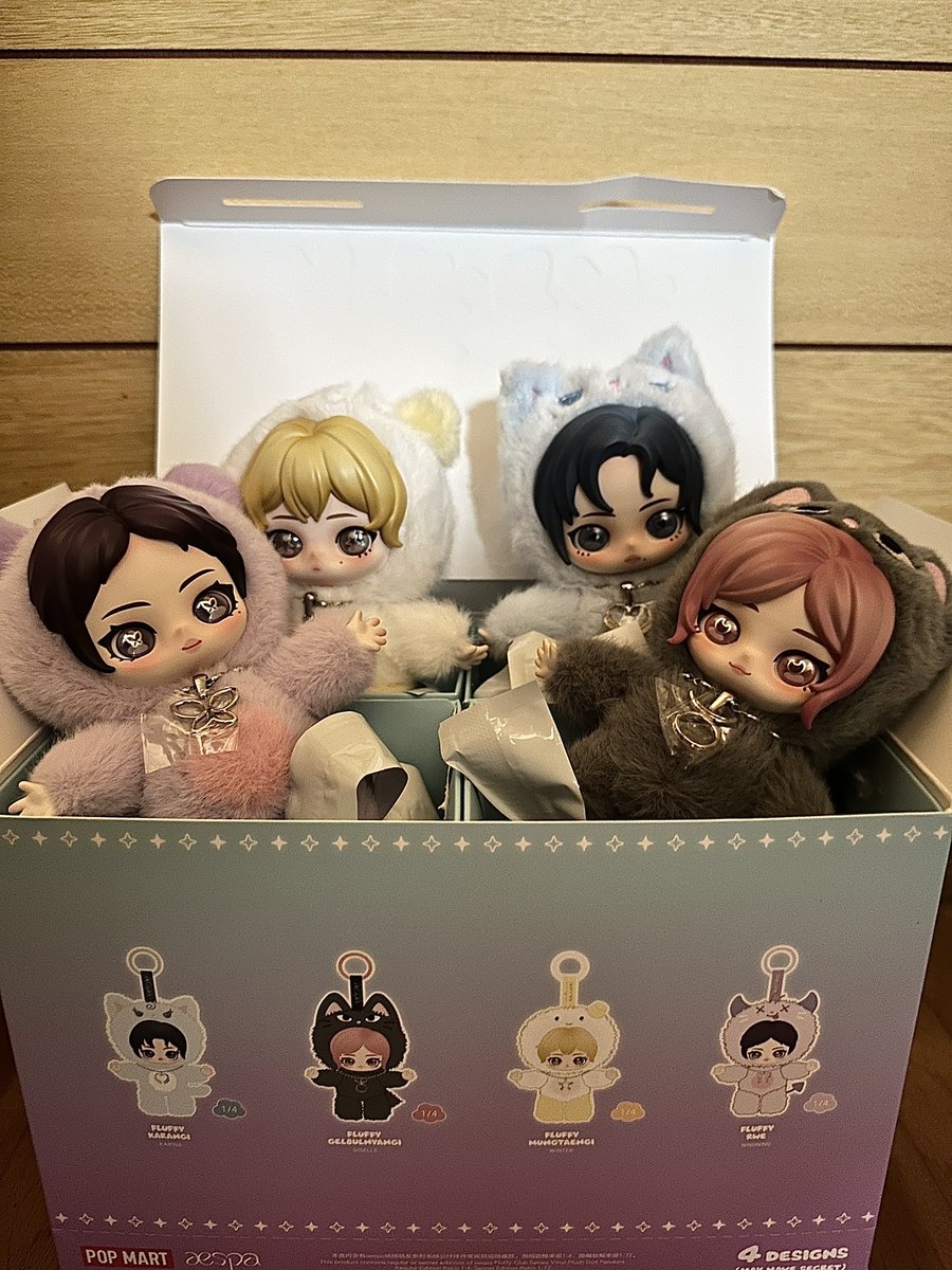 6yjql's tweet photo. 届いた、かわいい！
POPMART行った時はケースだけ欲しいな。
なんか再入荷もしてるみたいだけど、うぃんたー以外欲しいコいるかな？

#aespa
#POPMART 
#MYjと繋がりたい https://t.co/nT16UqaQPV