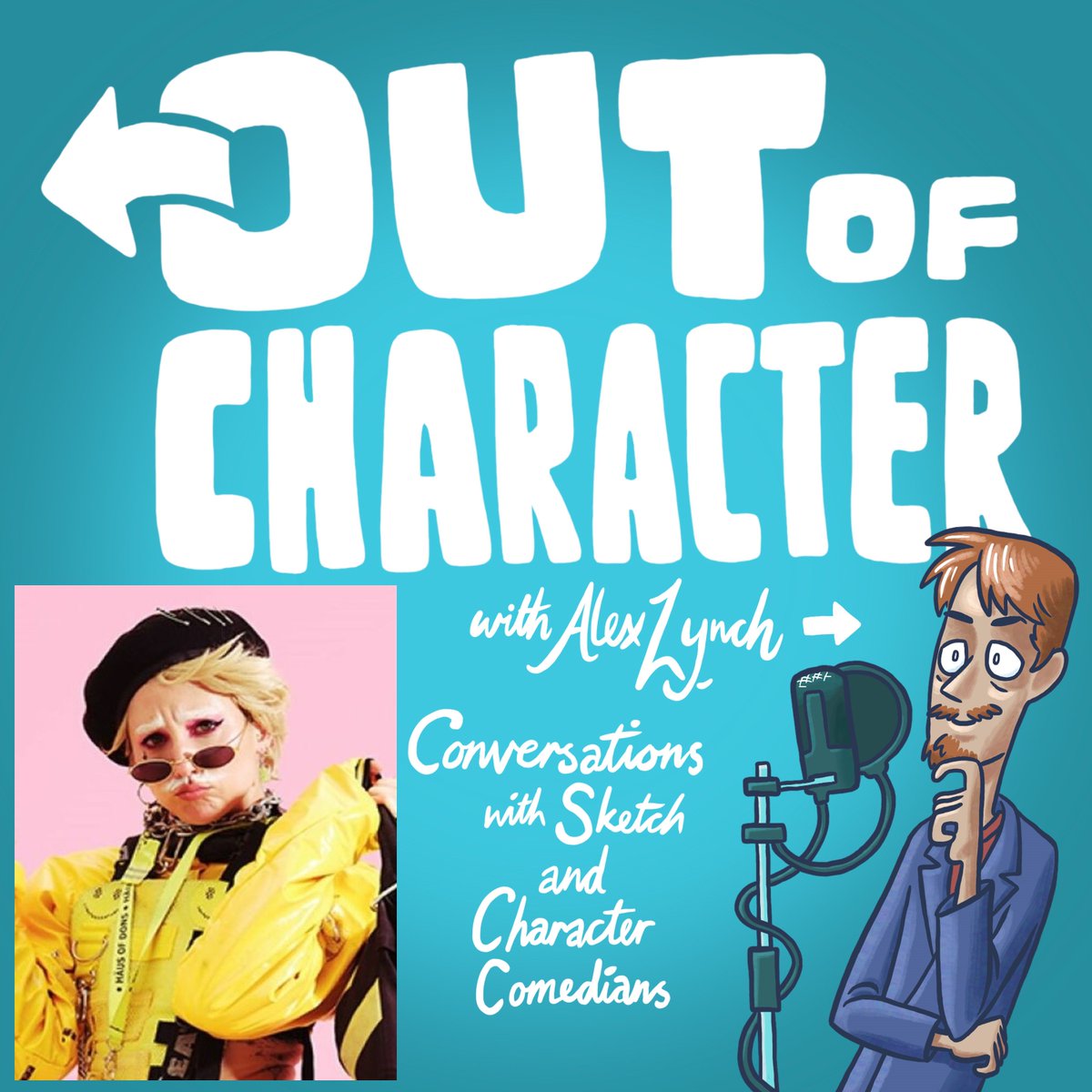 OOCharacterPod's tweet photo. Didn't come home with an award last night but we're still a winner because today we have Episode 76 with special guest DAISY DORIS MAY ('Sex Education', 'Professor T')!

Alex spoke to Daisy about riffing and raving. Subscribe and listen to be on zee guest list, bitsch. https://t.co/G6mNL3jEFH