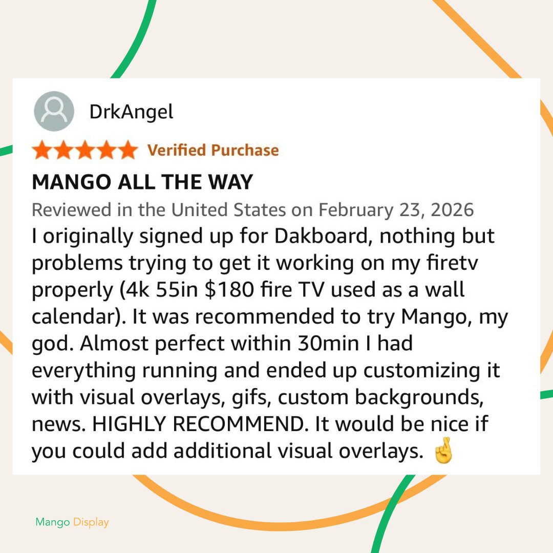 MangoDisplay's tweet photo. We are so grateful for the positive feedback! 🥹 https://t.co/URzUJWR31s