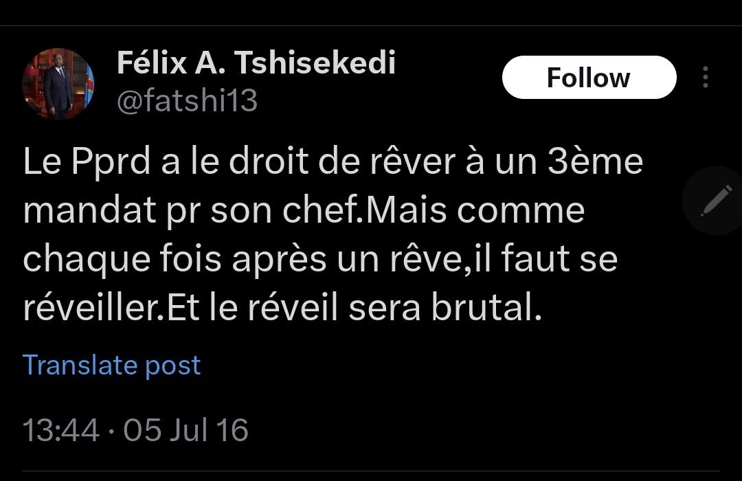 <a href="/ChloeLaeticia/">Laeticia_chloe</a> Félix répond à tshisekedi