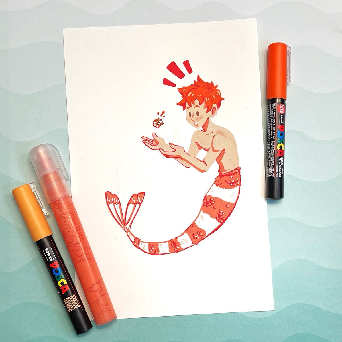 ShemiSheep's tweet photo. Mermay redraw 2021 —> 2026
Part 2 - Timeskip Hinata 🦐🧡
#mermay2026 https://t.co/khoXvxcCVf