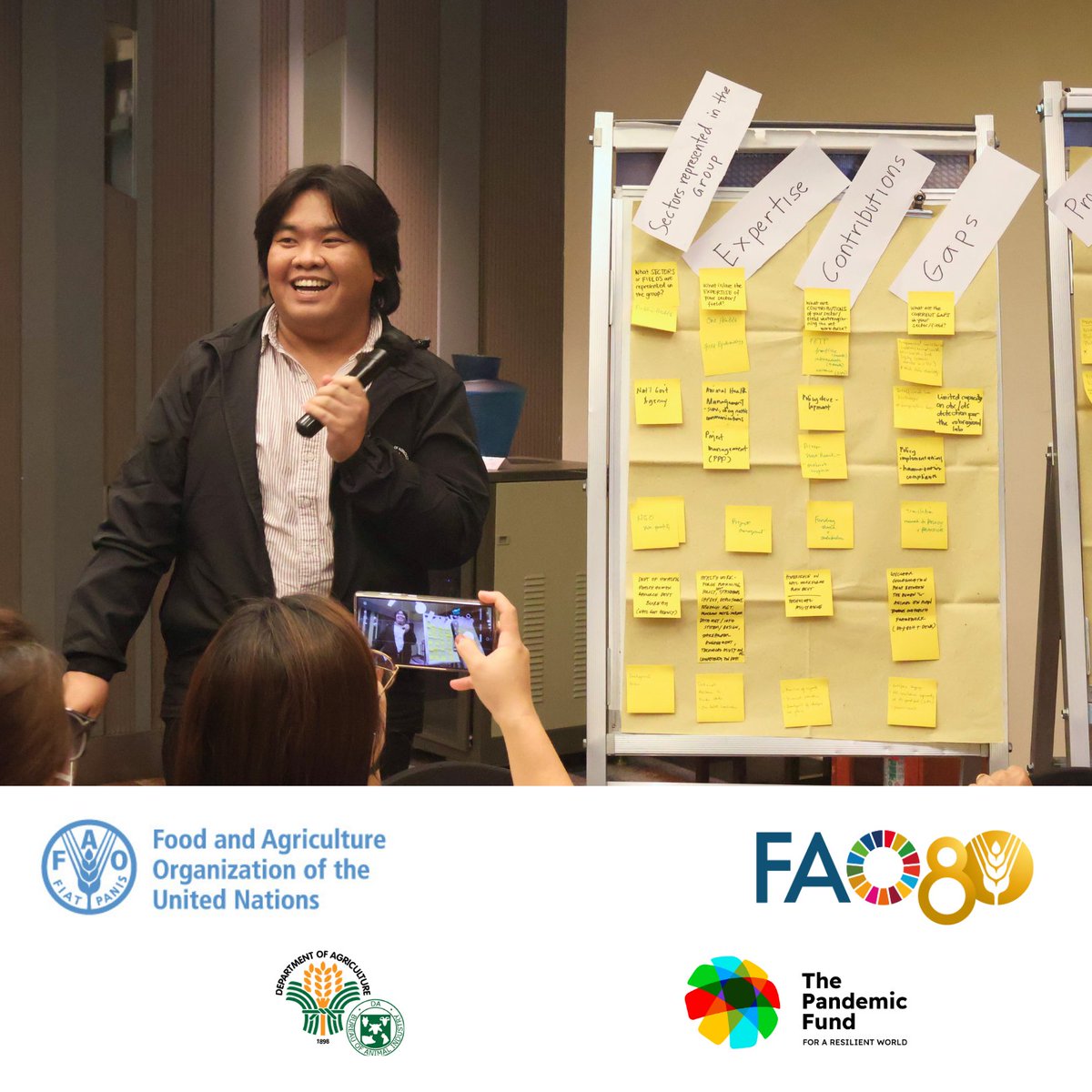 FAOPhilippines's tweet photo. Through collaborative discussions, stakeholders contributed insights on workforce mapping, competencies, governance, and future actions to strengthen the #VeterinaryWorkforce.
#OneHealth #AnimalHealth #HealthSecurity #ResilientPhilippines https://t.co/qTnnpibEAT