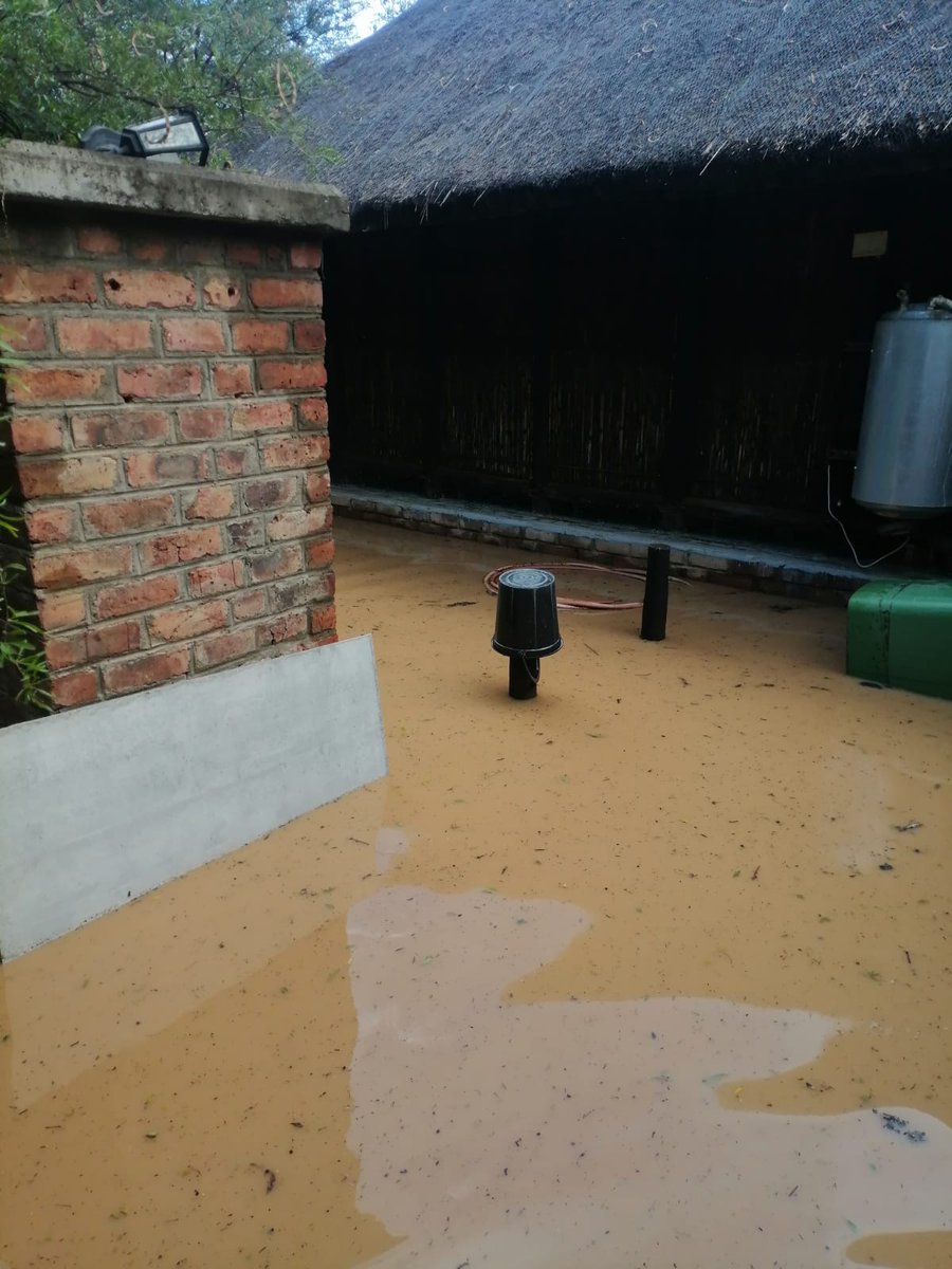 SANParksCNP's tweet photo. URGENT NOTICE:  As a result of the excessive rain in the area, #CamdebooNationalPark's Lakeview Tented Camp and Nqweba Camp Site have been closed.  Guests with bookings will be contacted and advised to seek alternate accommodation in Graaff-Reinet.  
@SANParks https://t.co/lZjumfLEFU