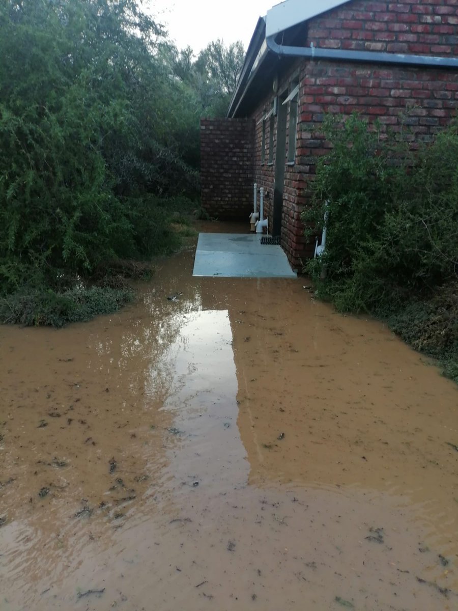 SANParksCNP's tweet photo. URGENT NOTICE:  As a result of the excessive rain in the area, #CamdebooNationalPark's Lakeview Tented Camp and Nqweba Camp Site have been closed.  Guests with bookings will be contacted and advised to seek alternate accommodation in Graaff-Reinet.  
@SANParks https://t.co/lZjumfLEFU
