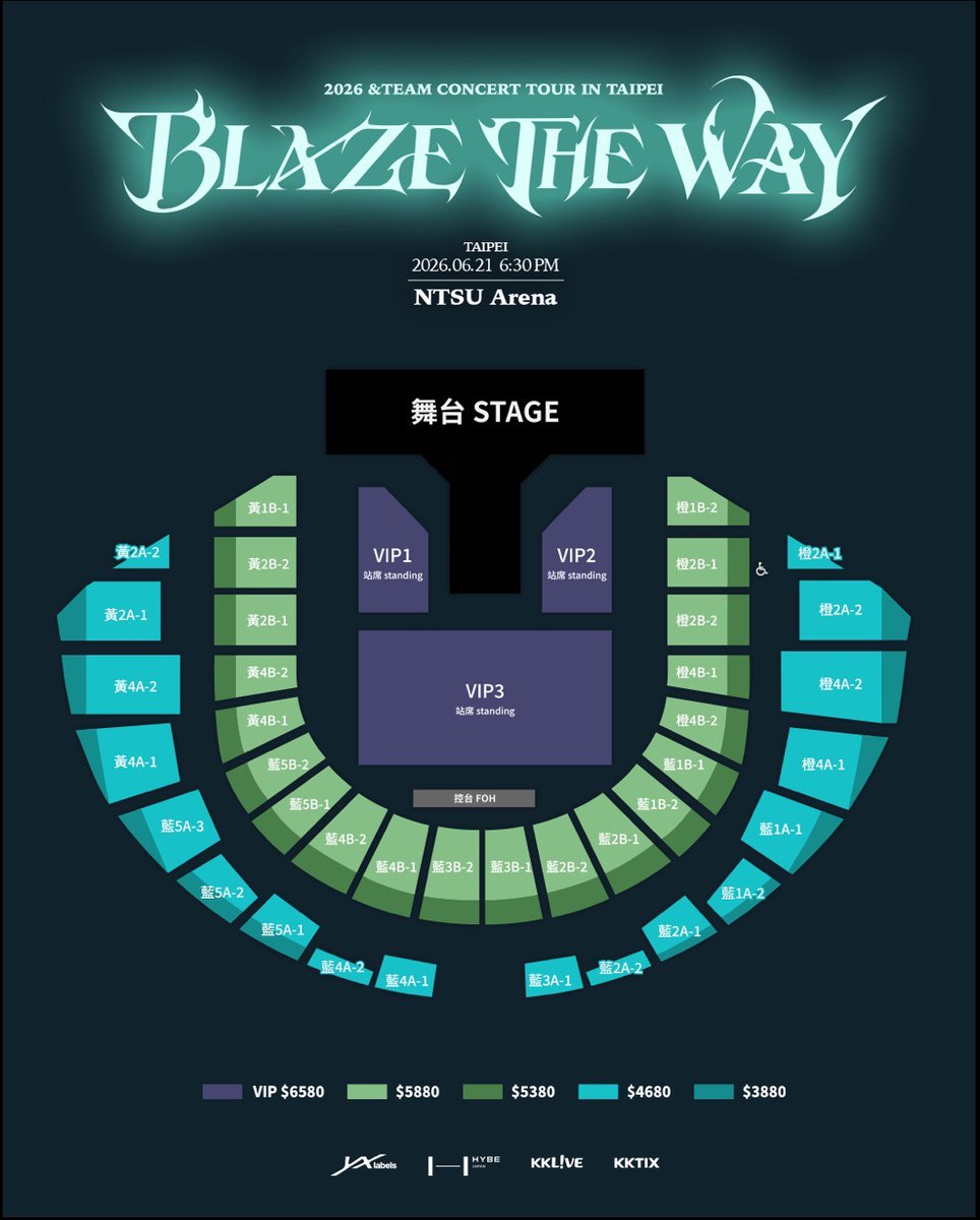XLOV トレカ セット 台湾 台北 公演 2026 &TEAM CONCERT TOUR 'BLAZE THE WAY' IN TAIPEI &TEAM 台湾台北