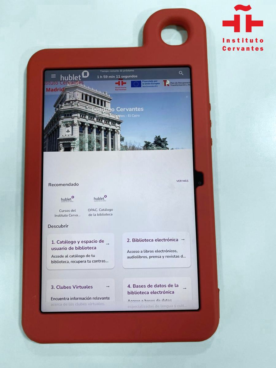 ICCairo's tweet photo. TABLETAS EN LA BIBLIOTECA 💥NOVEDAD💥
Tabletas disponibles en la biblioteca para su préstamo en sala.
Consultas a Internet, acceso a tus redes sociales, info. del IC, programas, etc. y con el borrado de tu historial de búsquedas al devolver la tableta a su base.
¡Pruébalas!
#RBIC https://t.co/qgCFF4WZ8t