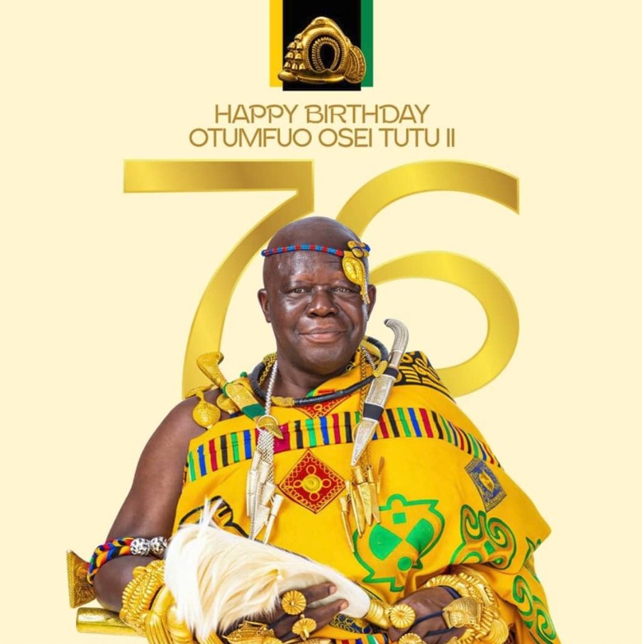 bbstvug's tweet photo. Olwaleero mazaalibwa g'Omukulembeze ow'ennono mu Ghana (Ohene wa Ashanti), Asantehene Nana Otumfuo Osei Tutu II ag’emyaka 76. Obwakabaka bwa Buganda n’obwa Ashanti bulina enkolagana ey’omuggundu okuva ku mulembe gwa Ssekabaka Mwanga II era kinajjukirwa nti Asantehene ye yali omugenyi ow’enjawulo nga Ssaabasajja Ronald Muwenda Mutebi II ajaguza emyaka 25 ng’atudde ku Nnamulondo.#Gambuuze #Ageesigika #BBSKATI