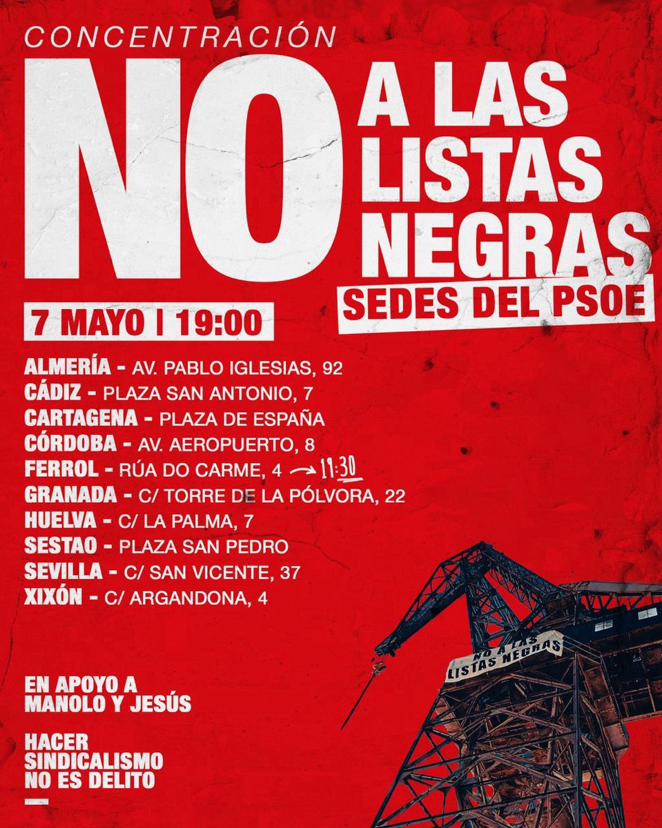 La subdelegada del gobierno mostrando la verdadera cara autoritaria de <a href="/PSOE/">PSOE</a> PROHIBE la libre expresión del rechazo ciudadano a su inacción en la erradicación de LISTAS NEGRAS en los tajos.
Pero... VÓTALES QUE VAN A PARAR A LA ULTRADERECHA 
#NoALasListasNegras
#NoLosVanADoblar