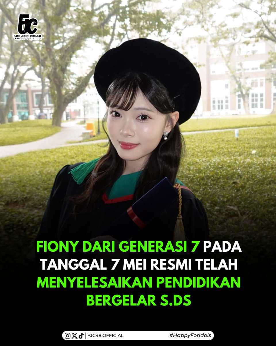 FJC48_OFFICIAL's tweet photo. wedeh, happy graduation cep❤️ https://t.co/HbozIqcUzx