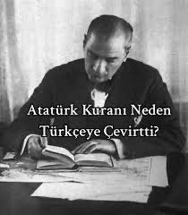 TOPRAK_2_'s tweet photo. Fransızlar, İncil’i ne zaman Fransızca okuyabildi, bilir misiniz?
Ya İngilizler? Ya Almanlar? İncil Latince idi. Başka bir dile çevrilmesine Vatikan izin vermiyordu.
I. Fransuva (François), Fransa kralı emir verdi. Sorbonne Üniversitesi karşı çıktı. Kral aldırmadı. İncil Fransızcaya çevrildi.
Yıl 1530’lar. İngiltere’de VIII. Henri kraldı. O da İncil’in İngilizceye çevrilmesini buyurdu. Çevrildi.
Yıl 1530’lar. İncil’in Almancaya çevrilmesi Martin Luther tarafından gerçekleştirilmiştir.
Yıl 1530’lar. Bu yıllardan sonra bu ülkelerin insanları kutsal kitaplarının ne dediğini okuyup anlamışlardır. Buna karşı çıkan Vatikan ve ruhban sınıfı da eski güçlerini kaybetmişlerdir.
Peki Türkler? Arapça okunan Kuran’ı anlamadan dinleyip ağlayan, hislenen ama ne dediğini bilmediği için imamın her dediğini doğru sanan Türkler?
Kuran Türkçeye ne zaman çevrildi?
Kuran Türkçeye Atatürk’ün önerisiyle 1929’da çevrildi. Atatürk’ün önerisi, Büyük Millet Meclisi’nin kararıyla çeviri işi yapılmıştır.
Avrupa’dan 400 yıl sonra Türkler, kendi dillerinde kutsal kitaplarının ne dediğini okuyup anlamaya başladılar.
400 yıl sonra. Anlaşılıyor mu efendiler?
Anlaşılıyor mu, din adına her türlü sahtekârlığı yapıp halkı kandıran bezirgânlar?
Anlaşılıyor mu Atatürk’ü ordan burdan çekiştirenler. Atatürk’ü yenemiyorsunuz efendiler. Yattığı yerden sizi yeniyor. Vesselam... 
— Erdal Atabek