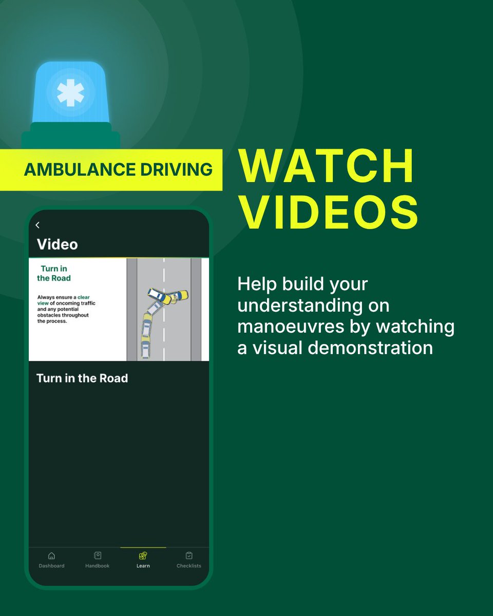 classprofession's tweet photo. Get ready to take your ambulance driving training further. 🚨 

The Ambulance Driving App — developed with DTAG and AACE — gives ambulance staff the knowledge, tools and confidence to meet the demands of operational driving. 

Hit the link to download: https://t.co/c6mI604Xhg https://t.co/Q1ZPPkWvs2