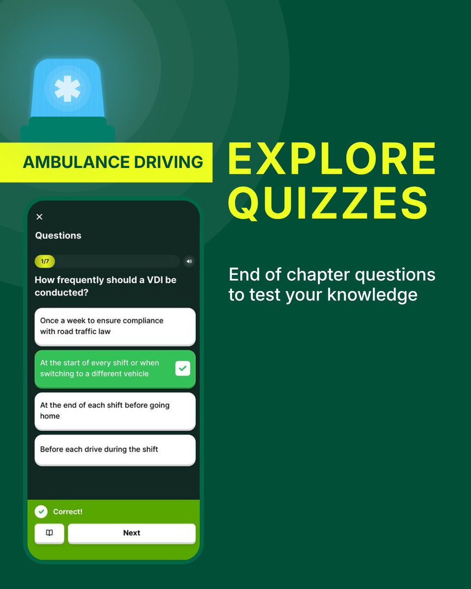 classprofession's tweet photo. Get ready to take your ambulance driving training further. 🚨 

The Ambulance Driving App — developed with DTAG and AACE — gives ambulance staff the knowledge, tools and confidence to meet the demands of operational driving. 

Hit the link to download: https://t.co/c6mI604Xhg https://t.co/Q1ZPPkWvs2