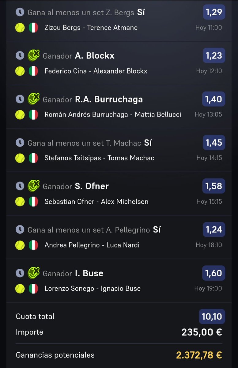 Santitenis100's tweet photo. 🚨¡ALERTA CUOTÓN EN ROMA!

➡️ ¡MULTIPLICA x10 TU DINERO!

🍀 Si esta apuesta sale, SORTEARÉ 372€ entre todos los que den ♥️ LIKE y me sigan

✍🏼 Dejo argumento en los comentarios... https://t.co/HmYVyqk563