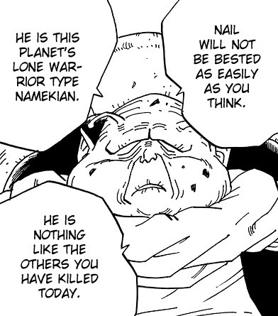 AHSEUVOU15's tweet photo. @GodofAtheist666 @ChiChi_Verse The only warrior namekians in the show are piccolo and nail, everybody else was dragon clan, including the 3k pl fighters we saw earlier https://t.co/Vc2b53DVPE