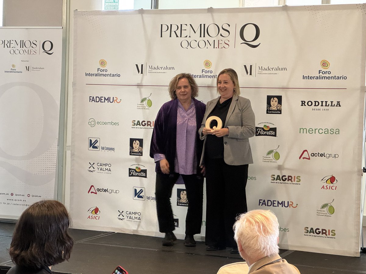 UPA_Federal's tweet photo. Los #PremiosQcomes2025 de @qcom_es son la cita imprescindible de la agenda agroalimentaria. Entre los premiados de este año, felicitamos especialmente a @fademur y @sagris_madrid, y por supuesto a @rmiguelanez por su loable labor. https://t.co/5qp9dZ46dk