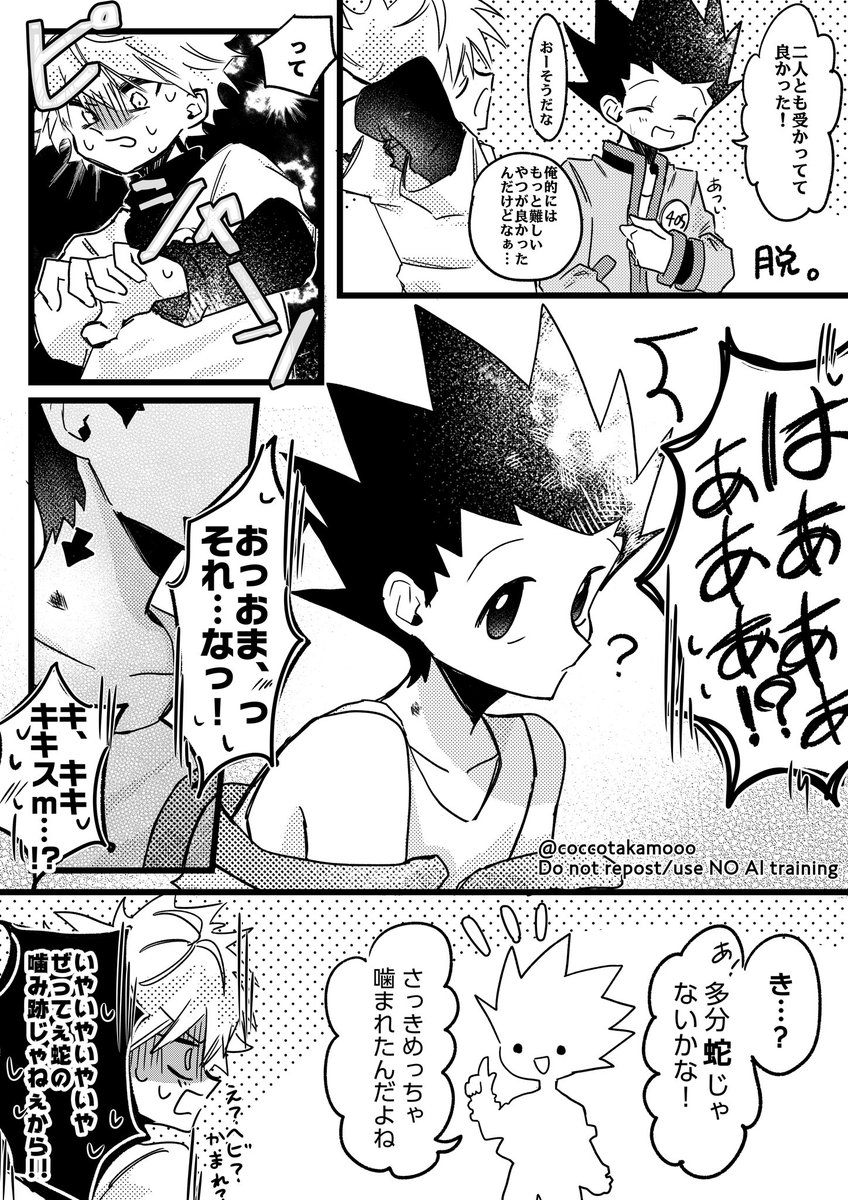 coccotakamooo's tweet photo. キルゴン🛹🎣 (微ヒソゴン🃏🍏)第四次試験後 https://t.co/rUs9cmd0pp