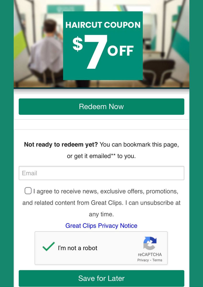 Haircutclips's tweet photo. 100% Active*** Great Clips Coupons $8.99 + Free Any Haircut + ( All USA Location ) 

Working codes here - https://t.co/n7PpzfSrjg https://t.co/vfmNEvzbVq