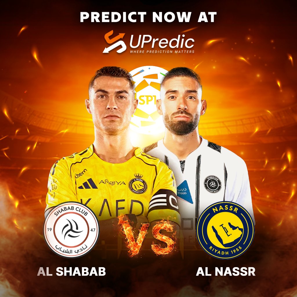 UPredicOfficial's tweet photo. @Cristiano influence continues in Saudi Arabia.

What are your predictions for the @AlNassrFC  vs. @AlShababSaudiFC  match? 
Share your opinion with us via : https://t.co/p6XroE4v4L

#SaudiLeague #CR7 #prediction #crypto https://t.co/tWG9ufeEsI