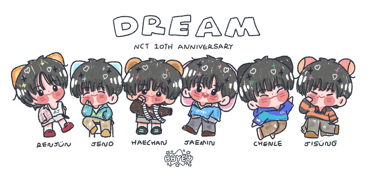 🦊🐶🐻🐰🐱🐹

#NCTDREAM 
#NCT_10TH_ANNIVERSARY