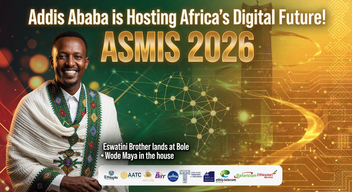 flyethiopianCom's tweet photo. 🚨 Addis Ababa Hosts Africa’s Digital Future! 🇪🇹✨

ASMIS 2026 underway today-tomorrow. Addis welcomes top digital influencers at Bole Airport incl. @wode_maya.

📍 Adwa Victory Memorial 🗓️ May 7-8

Honored to host history! Let’s shape future together. 🔥

#ASMIS2026 #WodeMaya https://t.co/0nINF4xDWi
