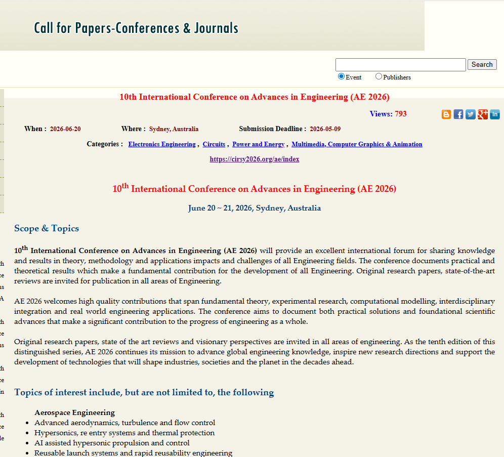 Advance Engineering (@ConfAe18862) / Posts / X