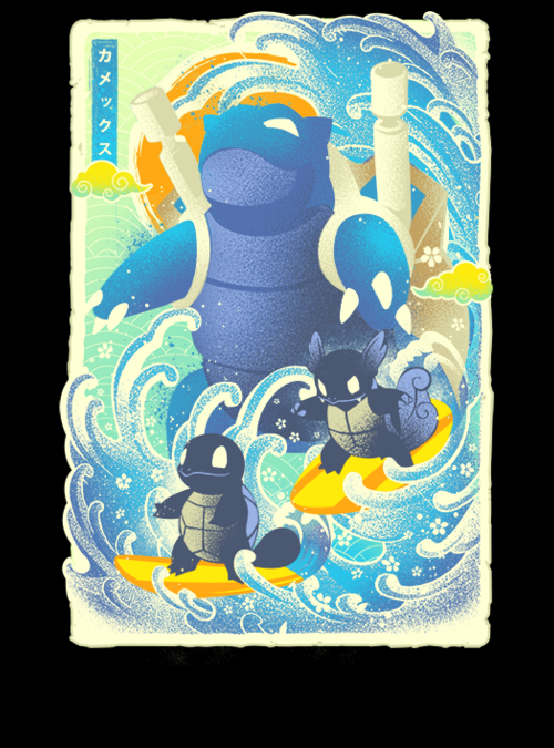 "Great Wave Water-Type" for just 12hr more on qwertee.com/last-chance RePost for chance at FREE TEE!