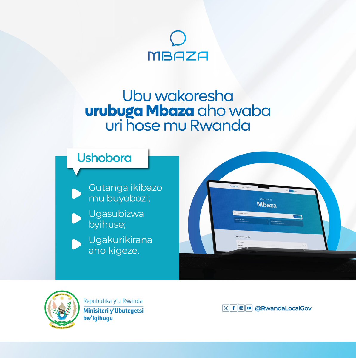 Ministry of Local Government | Rwanda tweet media