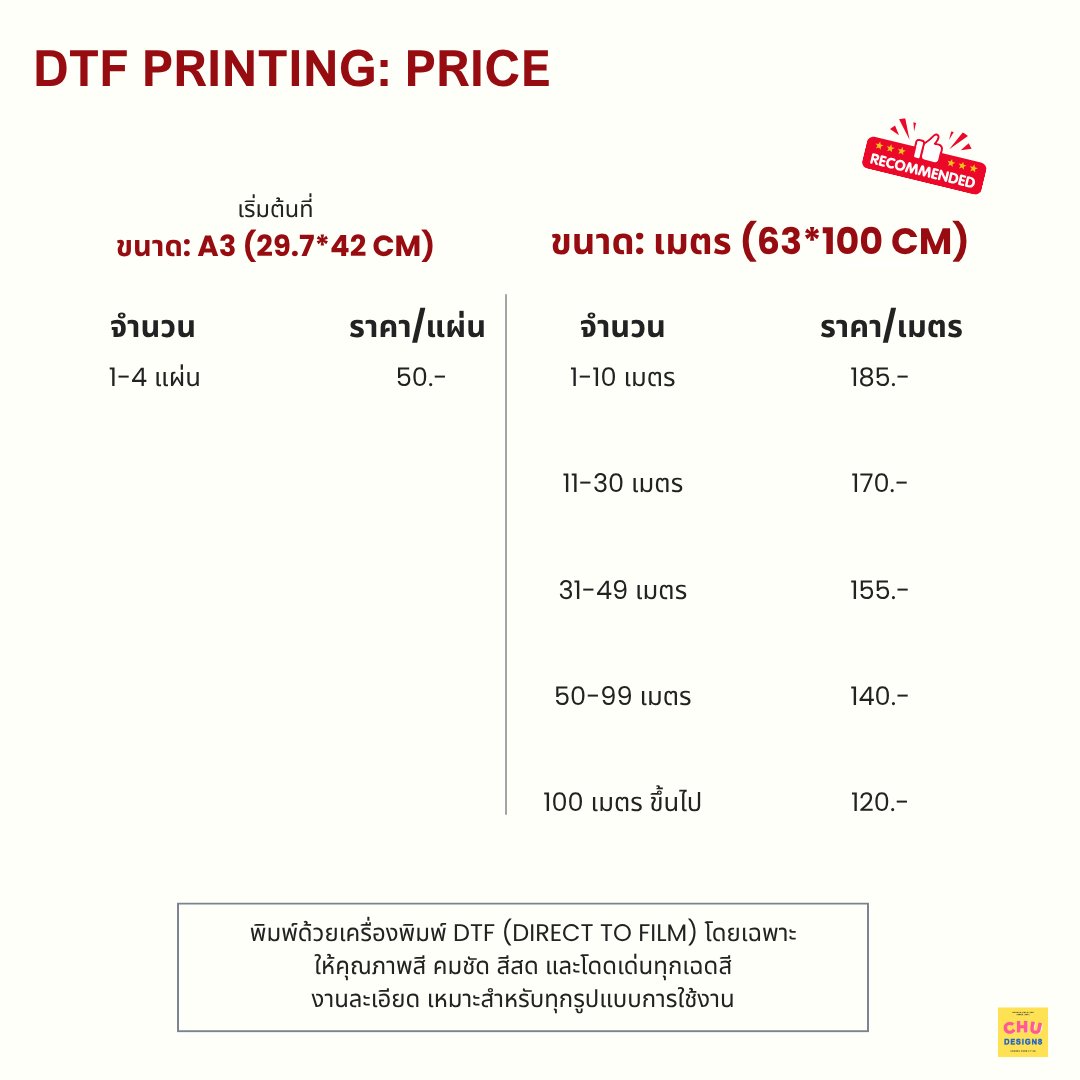 สกรีนเสื้อ ไม่มีขั้นต่ำ จำนวนปลีก & ส่ง tweet media