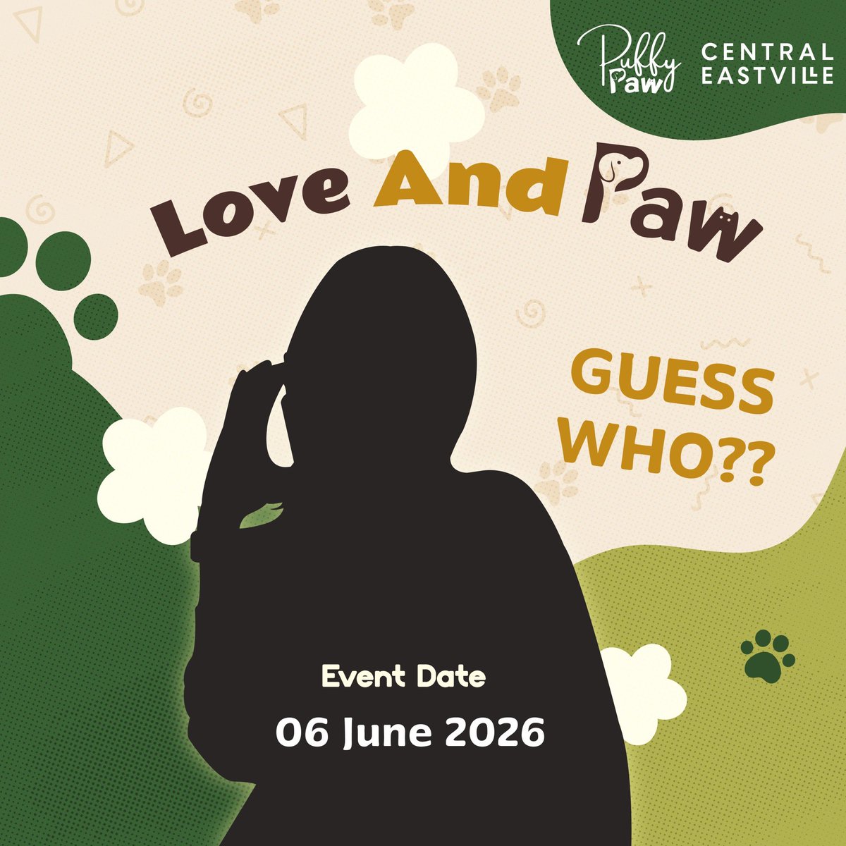 🐾 Guess Who’s Coming to PAW PLAYHOUSE…? 💚

ความสดใส ความน่ารัก
และโมเมนต์แสนอบอุ่นกำลังจะเกิดขึ้นอีกครั้ง ✨

ครั้งนี้…
เรากำลังจะได้พบกับใครบางคน
ที่เต็มไปด้วยรอยยิ้มและพลังดีๆ 

เตรียมตัวให้พร้อม
แล้วมาร่วมสร้างความทรงจำไปด้วยกัน
วันที่ 06 มิถุนายนนี้ ณ CENTRAL EASTVILLE