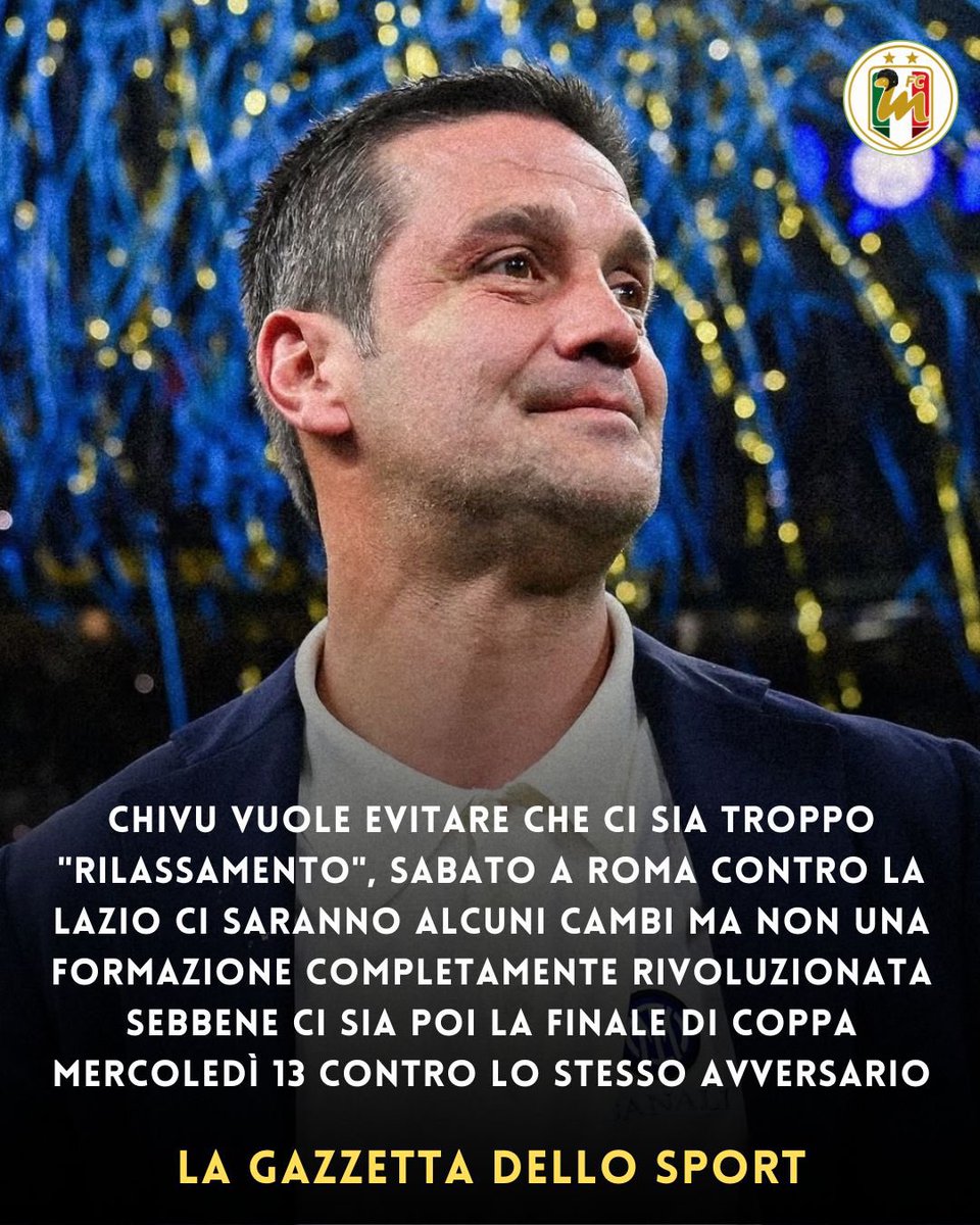 Verranno lasciati a riposo Zielinski, Dimarco e Thuram, ma giocherà dal 1' Bastoni (che ha bisogno di minuti per recuperare la condizione) e Lautaro Martinez. Solo nelle ultime due partite di campionato potrebbe essere dato spazio già dall'inizio a chi ha giocato di meno e agli