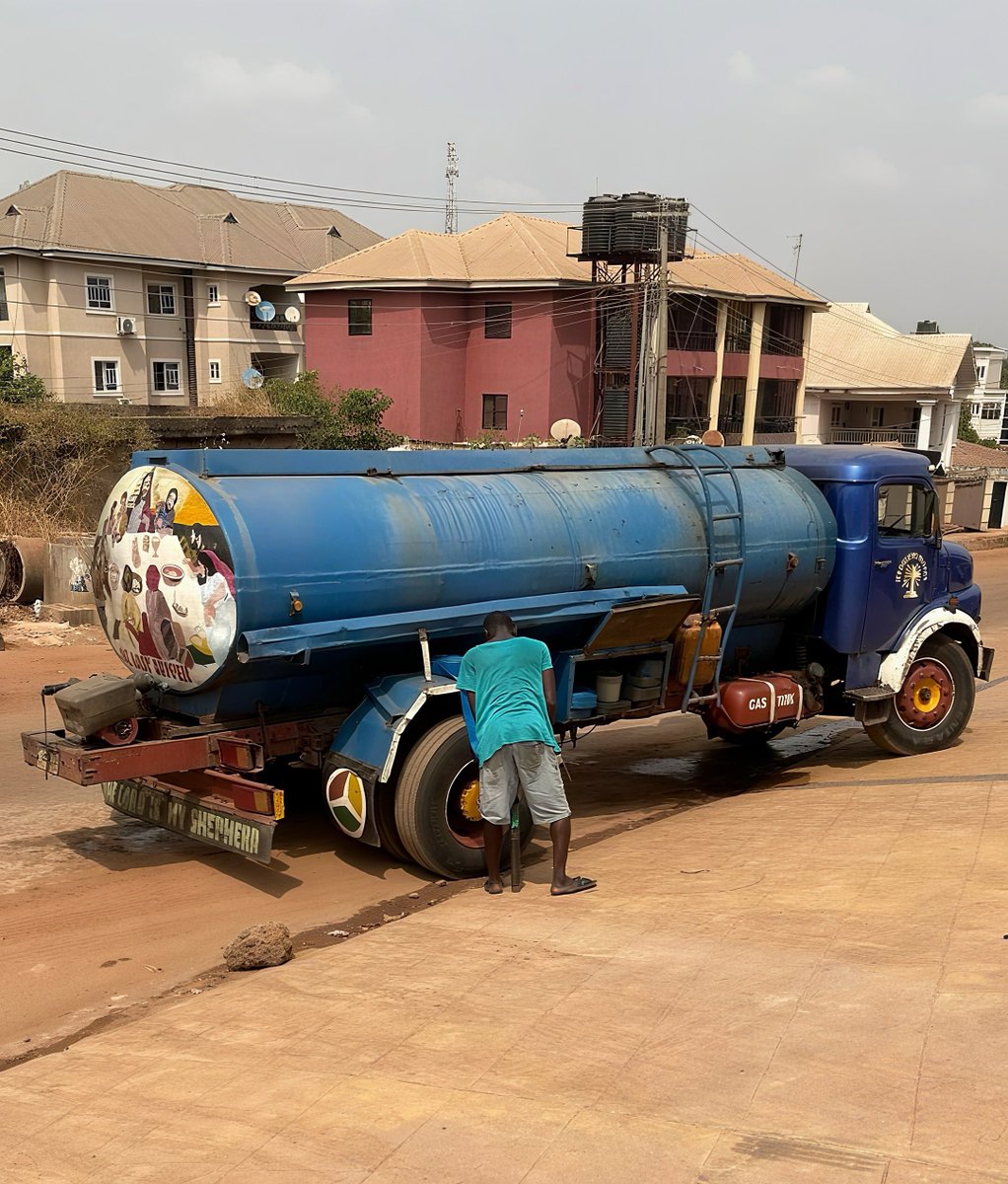 I used to spend ₦600k every year on tanker water in Enugu.

Water is a major issue in Enugu. Stop gaslighting people who complain.

The problem started when Mbah promised to solve Enugu water in 180 days without checking if he could.