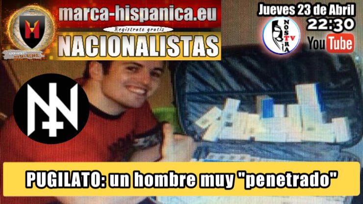 Jueves 23 de Abril a las 22:30h
<a href="/Nostra_TV/">𝓝𝓞𝓢𝓣𝓡𝓐 𝓣𝓥</a> junto a <a href="/JaumeFarrerons/">Jaume Farrerons</a>

#NostraTv587 - PUGILATO: Un hombre muy "penetrado"

#MarcaHispanica #NostraTv #SomosLegion

⏬⏬ ⏬⏬ ⏬⏬

youtube.com/live/j7XPvpvGI…
marca-hispanica.eu/wp-content/upl…
go.ivoox.com/rf/173296539