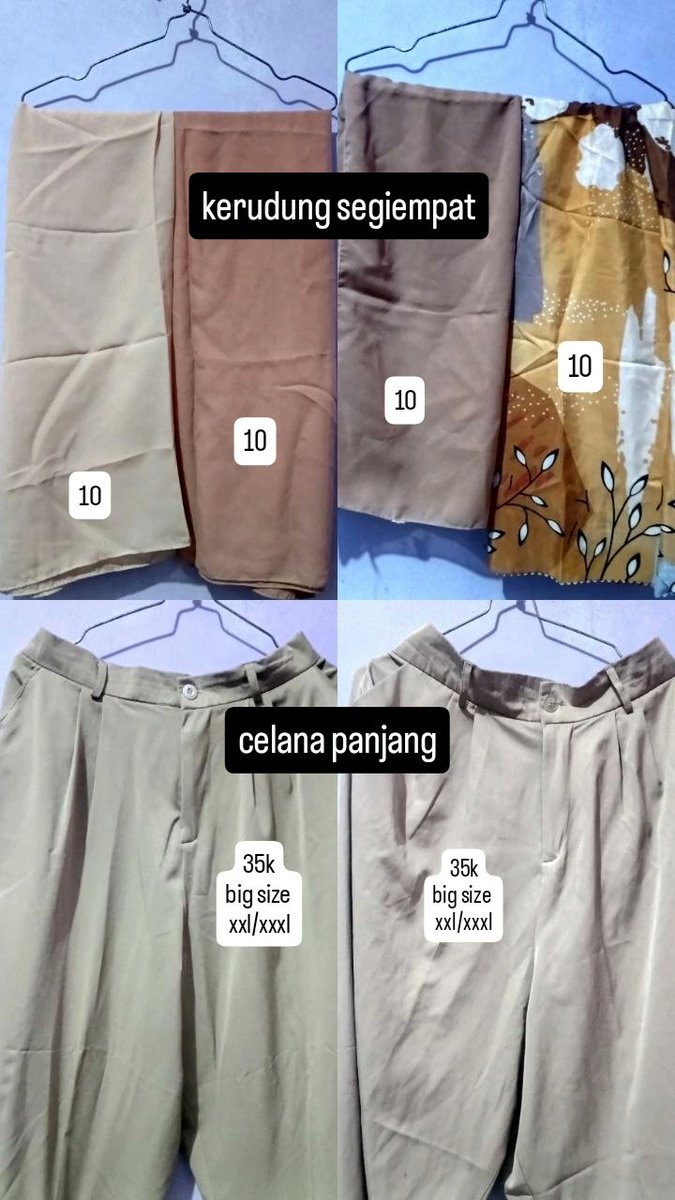 cchaniecan's tweet photo. aku mau preloved in baju2 yg jarang ak pake. ada kemeja buat kuliah/kerja, ada rok, sm ada kerudung segiempat

📍dom jogja
🏠cod sekitaran jogja only/ gosend
💰pay all e- wallet

kalau mau nego &amp; tanya detailnya bole dm yaaa
#zonauang #wts #preloved #prelovedjogja #prelovedbaju https://t.co/8sOVTLfpXS