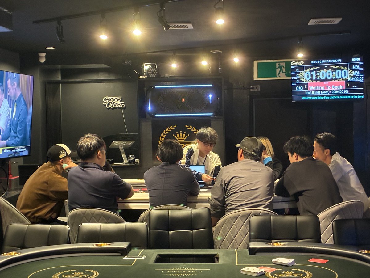 GPT_PRIME's tweet photo. 【MIXてるな杯 PLO MIX編】

房州さんによる講習会スタートしております‼️
途中からでもご参加お待ちしております✨✨ https://t.co/Wp6Vblu3wL